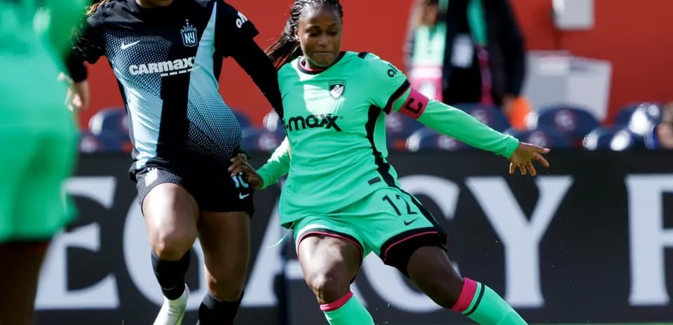 Jugadora de Gotham FC contra Houston Dash