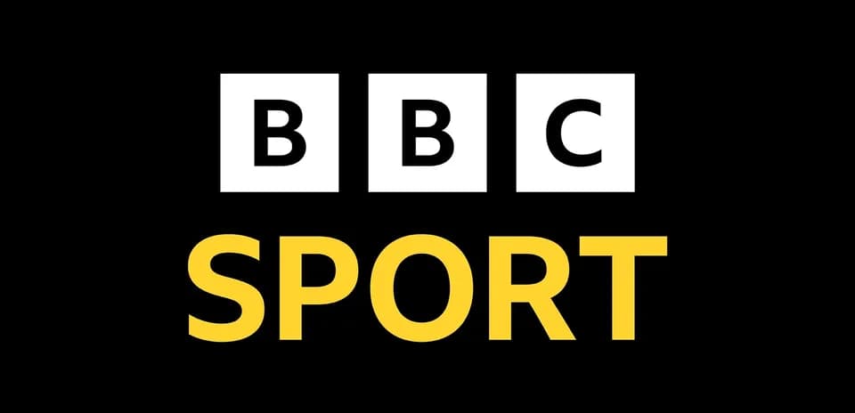 Logotipo de BBC Sport sobre fondo negro