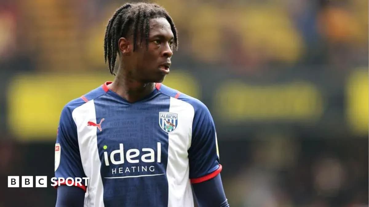 Jugador de West Bromwich Albion en acción durante el partido