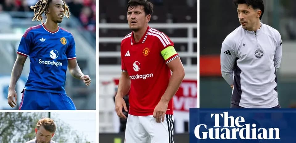 Jugadores de Manchester United en diferentes situaciones