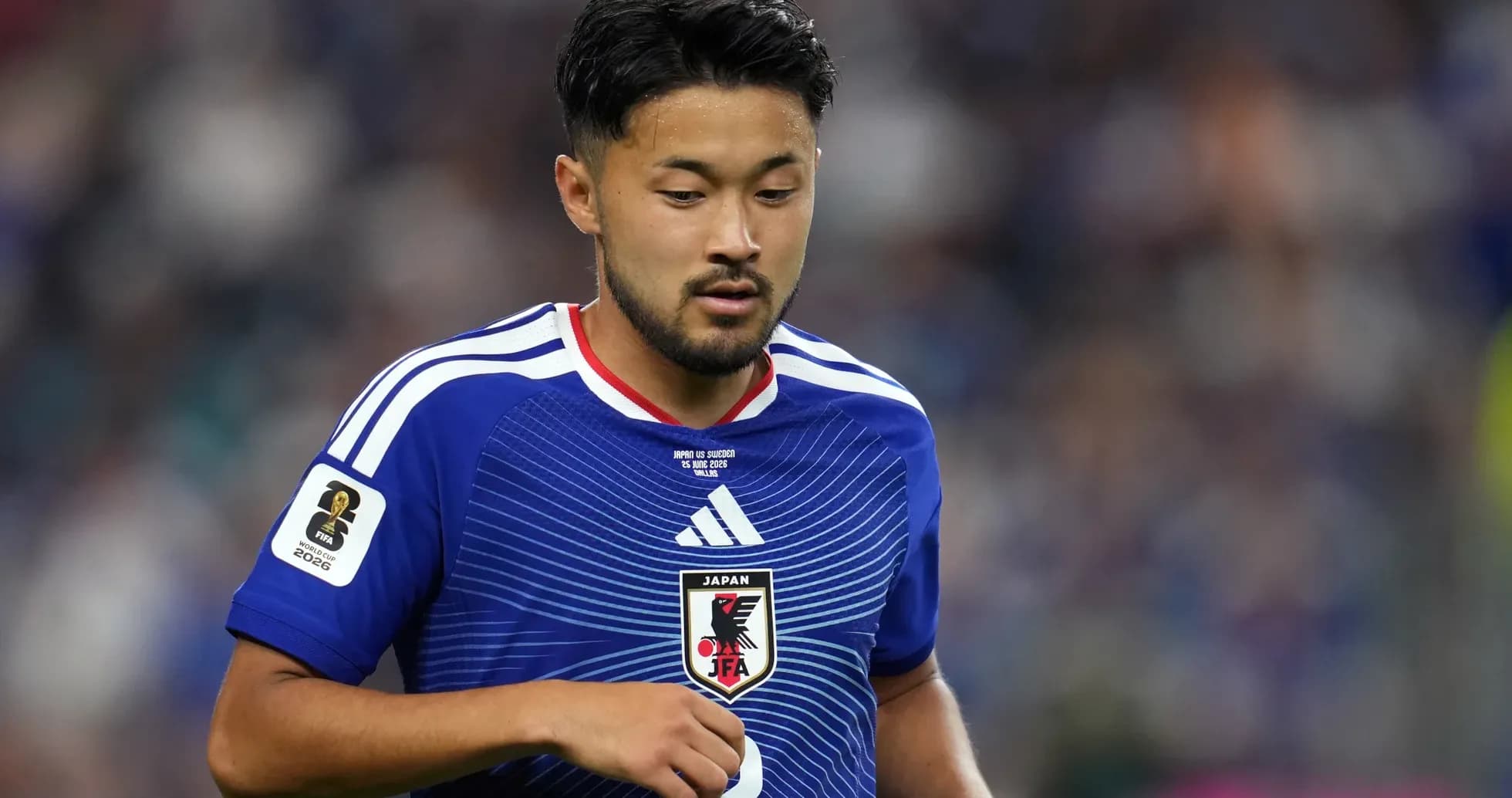 Jugador de Japón en acción durante un partido