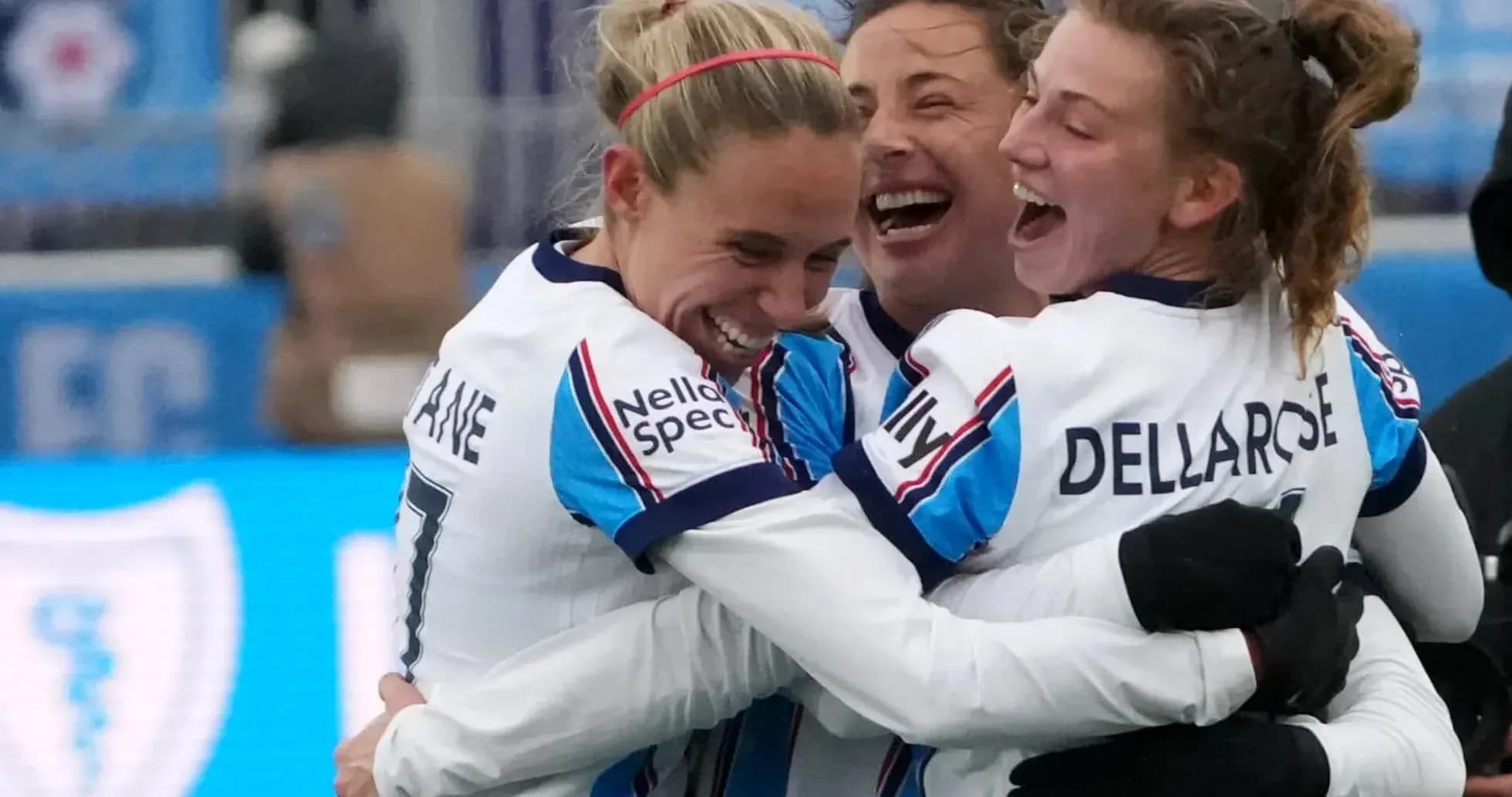 Jugadoras del Chicago Red Stars celebrando un gol