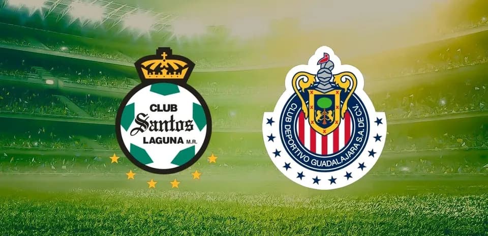 Logos de Santos Laguna y Guadalajara Chivas