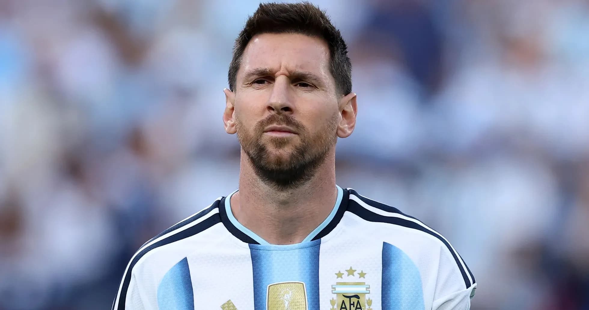 Jugador argentino con camiseta de la selección nacional