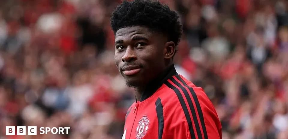Jugador de Manchester United en el campo durante el partido