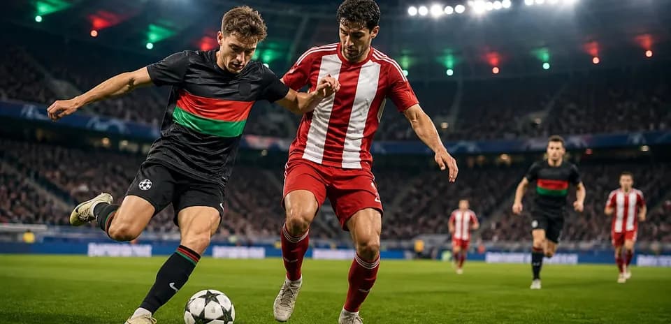 Jugador de NEC Nijmegen compitiendo por el balón