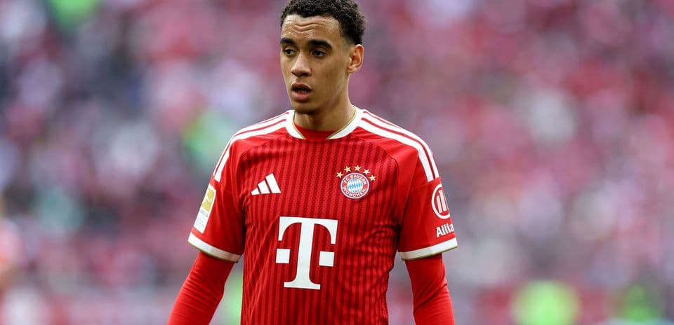 Jugador de Bayern Múnich en el campo de juego