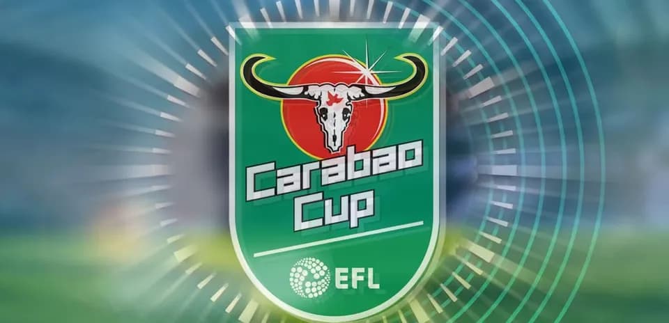 Logo del Carabao Cup con fondo desenfocado