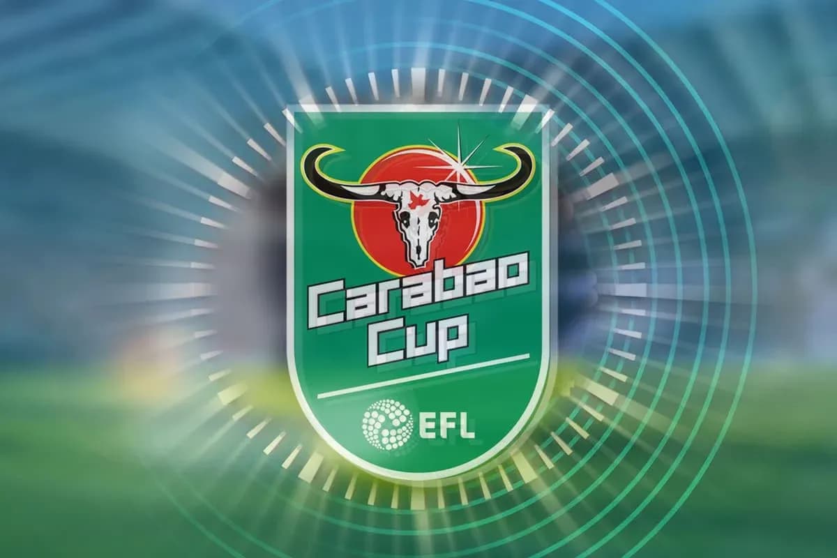 Logo del Carabao Cup con fondo desenfocado