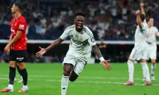 Vinícius Jr. celebra un gol contra Mallorca