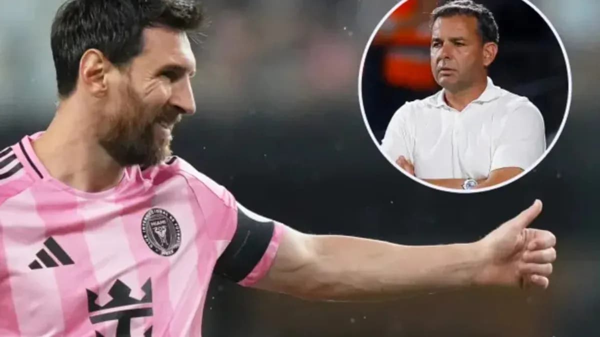 Lionel Messi sonriendo en partido con Inter Miami