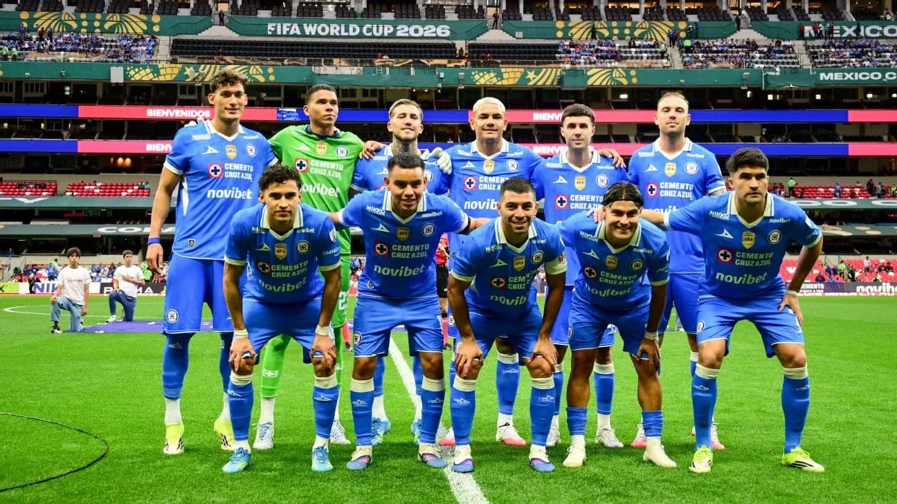 Alineación de Cruz Azul en el Mundial 2026