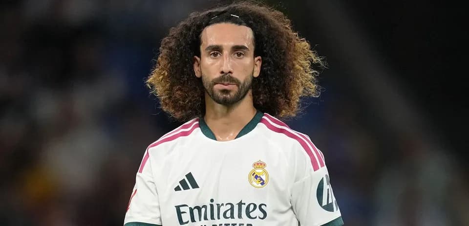 Jugador de Real Madrid en el campo durante el partido