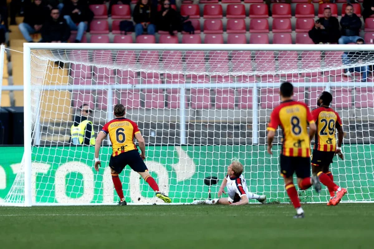 Gol de Lecce en partido contra Genoa