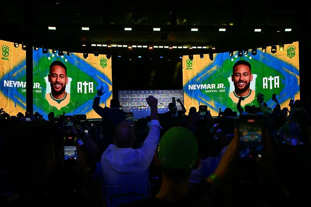 Presentación de Neymar Jr. en evento deportivo