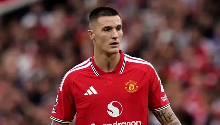 Jugador de Manchester United en acción durante el partido