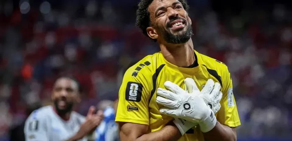 Portero celebrando después de un partido