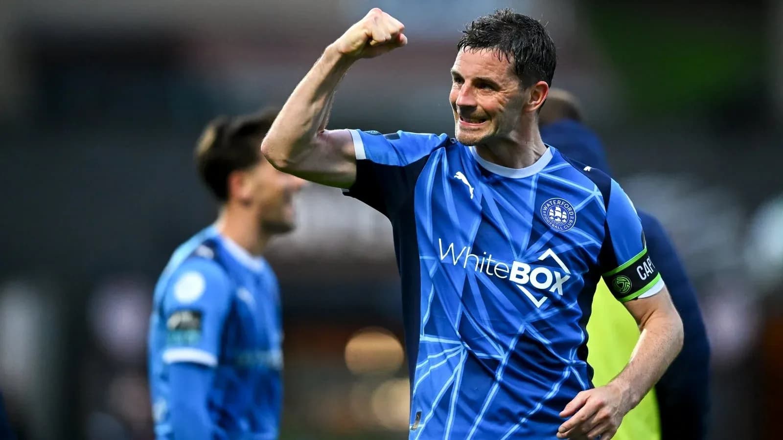 Jugador de Waterford FC celebrando una victoria