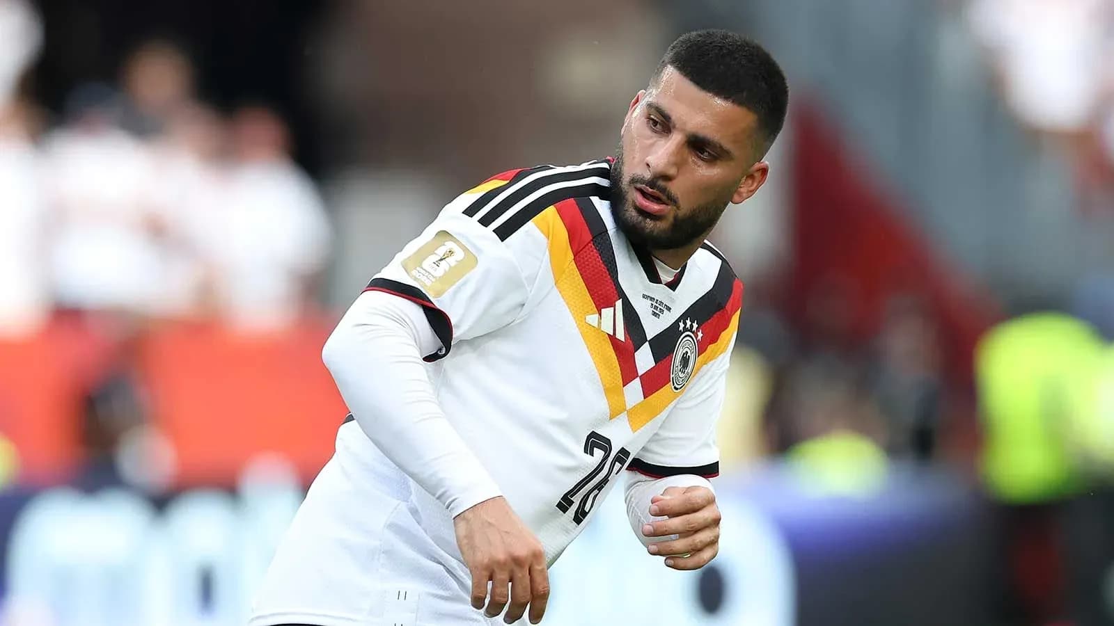 Jugador de Alemania en acción durante un partido