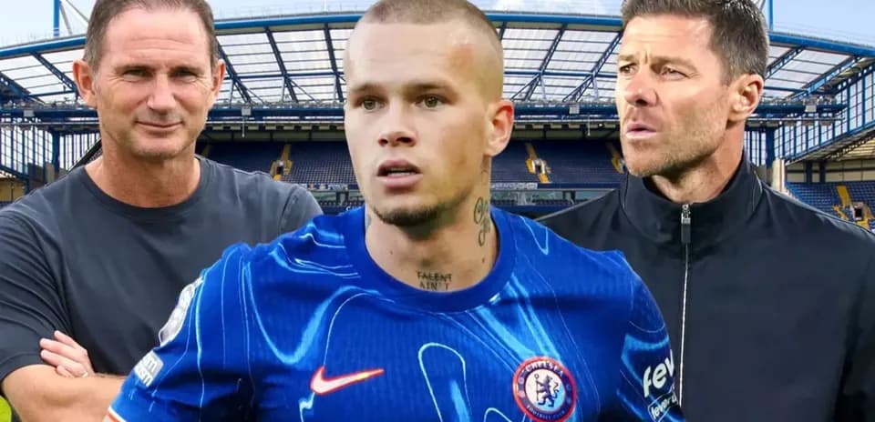 Tres entrenadores en el estadio de Chelsea