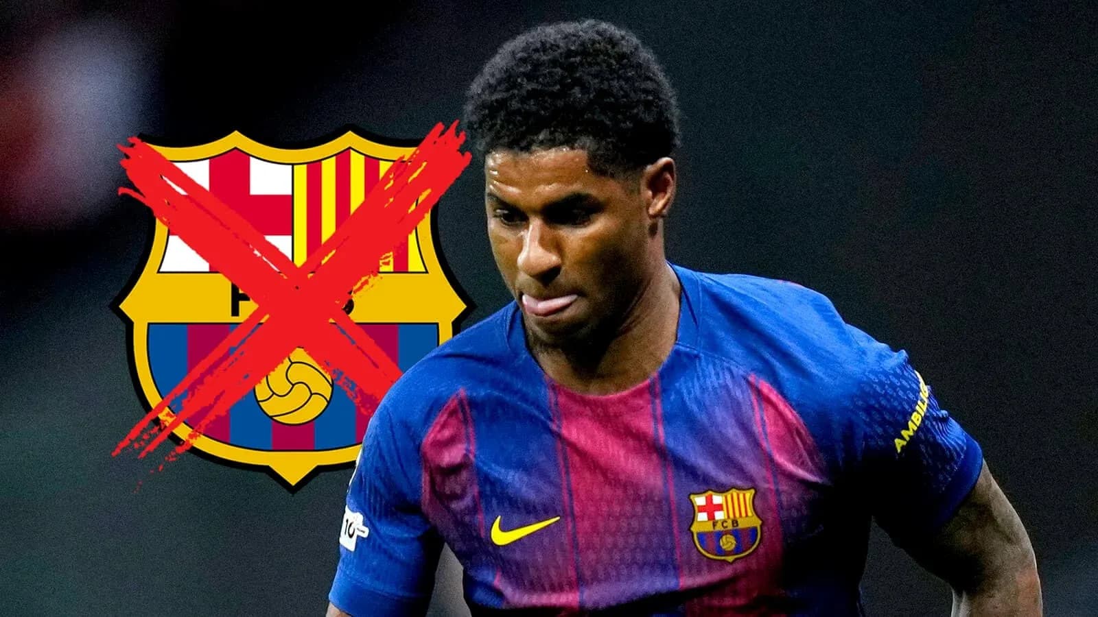 Jugador con camiseta del Barcelona durante un partido