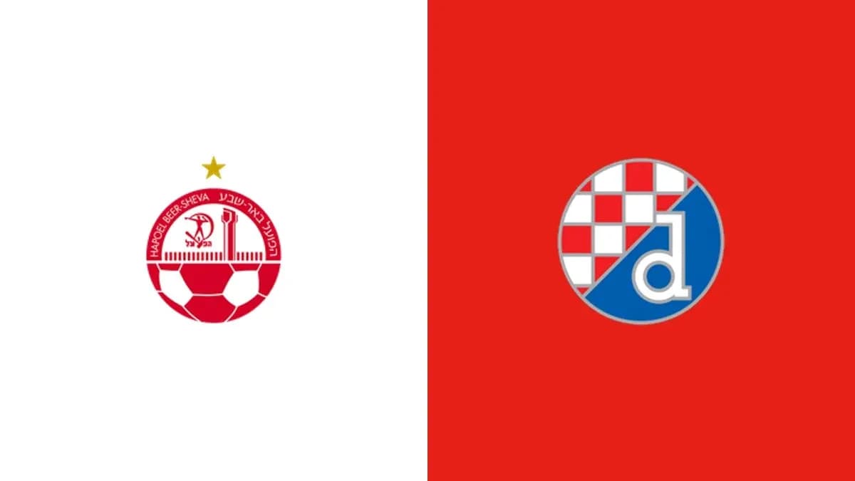 Logos de Hapoel Beer Sheva y Dinamo Zagreb