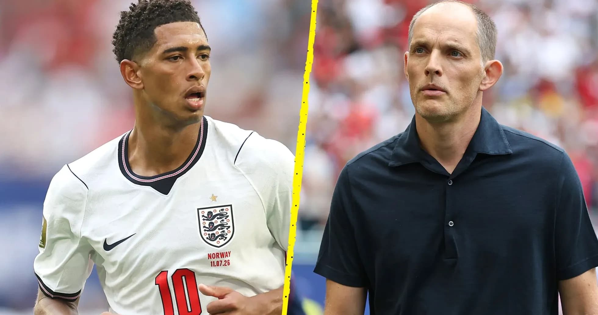 Jugador de Inglaterra y entrenador en partido