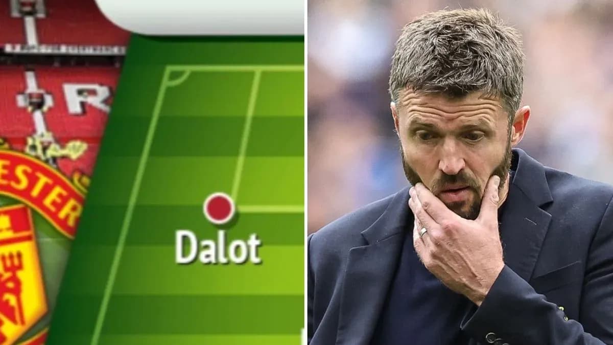 Formación de Manchester United con Dalot destacado
