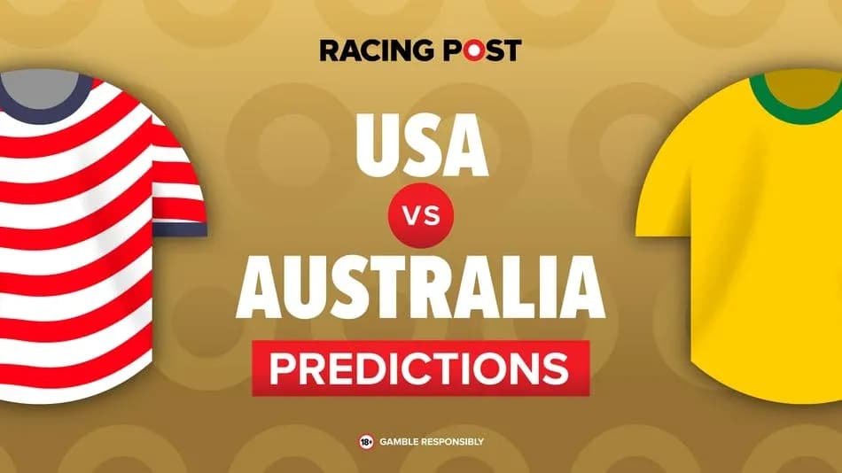 Camisetas de USA y Australia con texto de predicciones