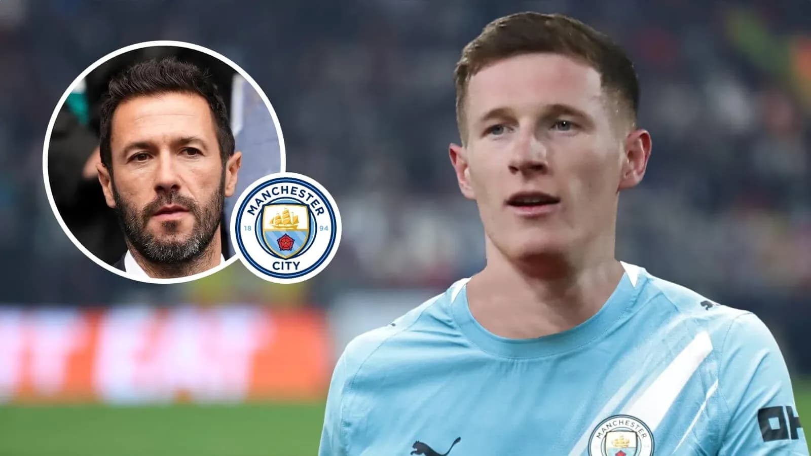 Jugador de Manchester City durante un partido