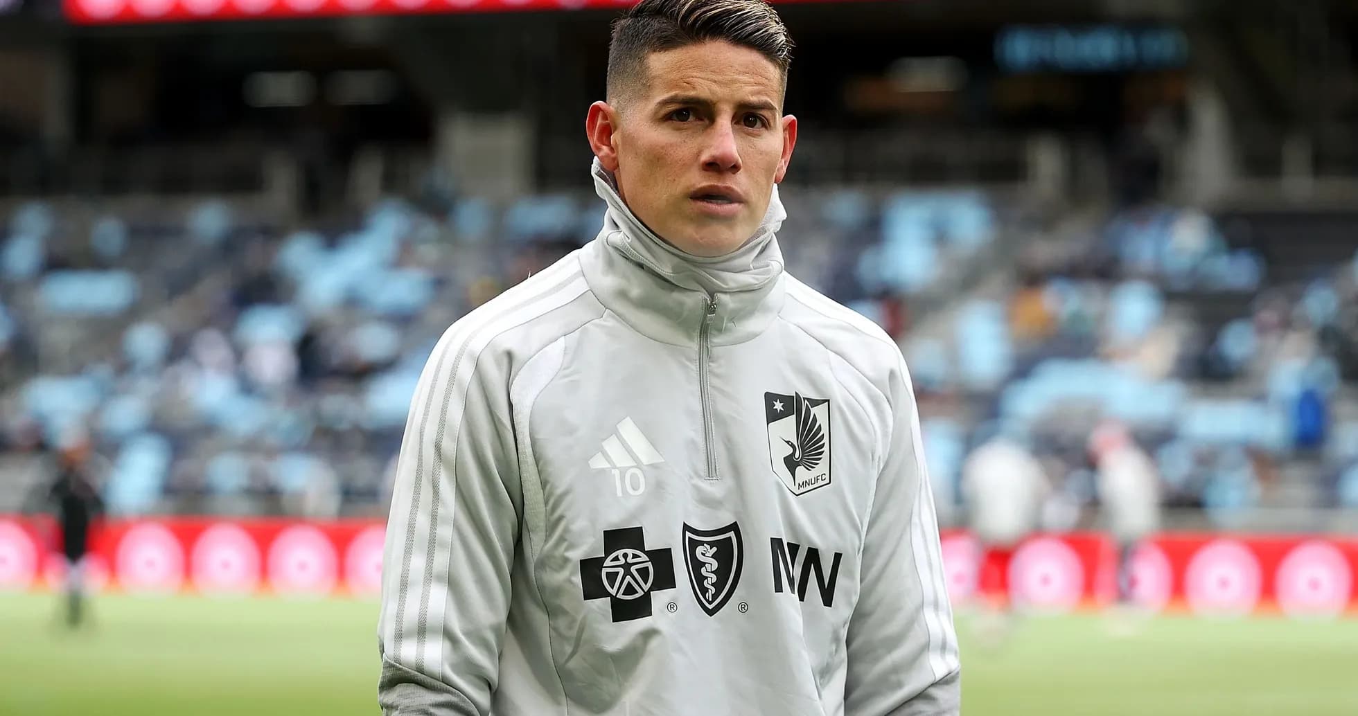 Jugador de Minnesota United en vestuario previo al partido