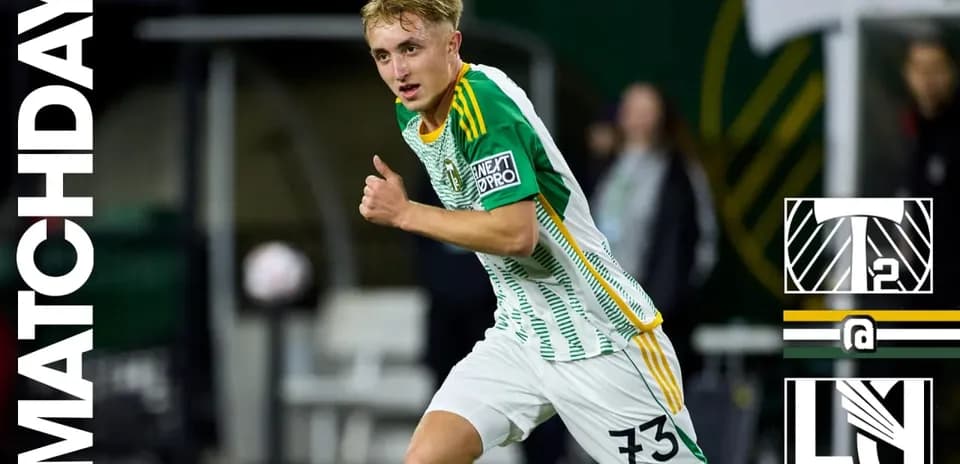 Jugador de Portland Timbers II en acción