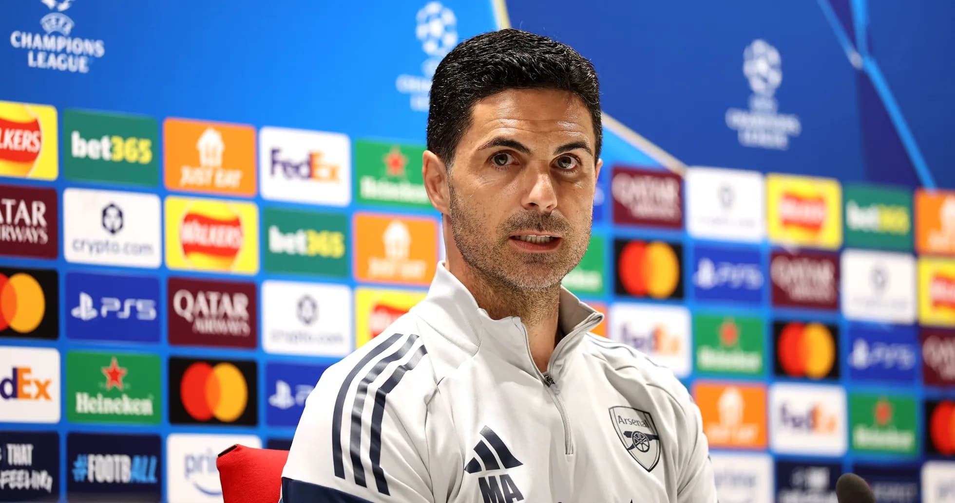 Entrenador de Arsenal en conferencia de prensa