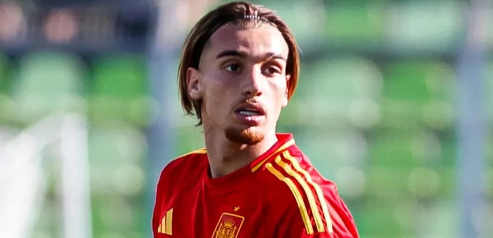 Jugador de España en acción durante entrenamiento
