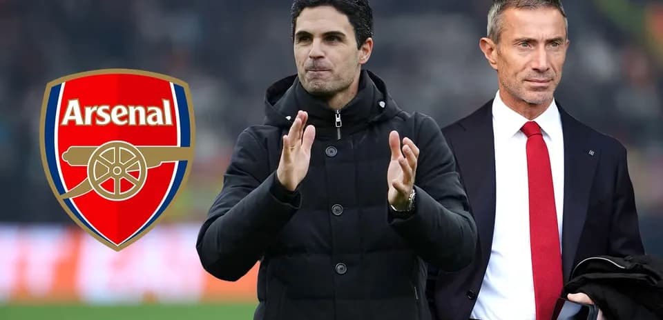 Entrenadores de Arsenal en evento previo al partido