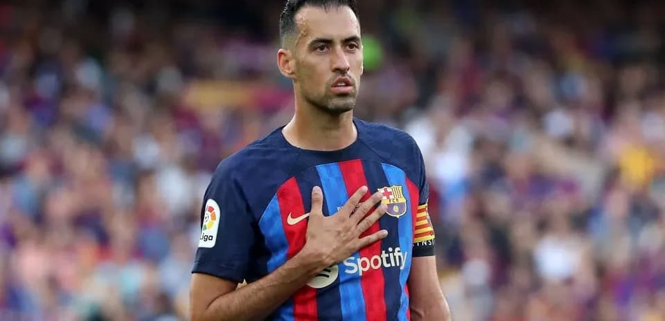 Jugador de FC Barcelona durante partido en el estadio