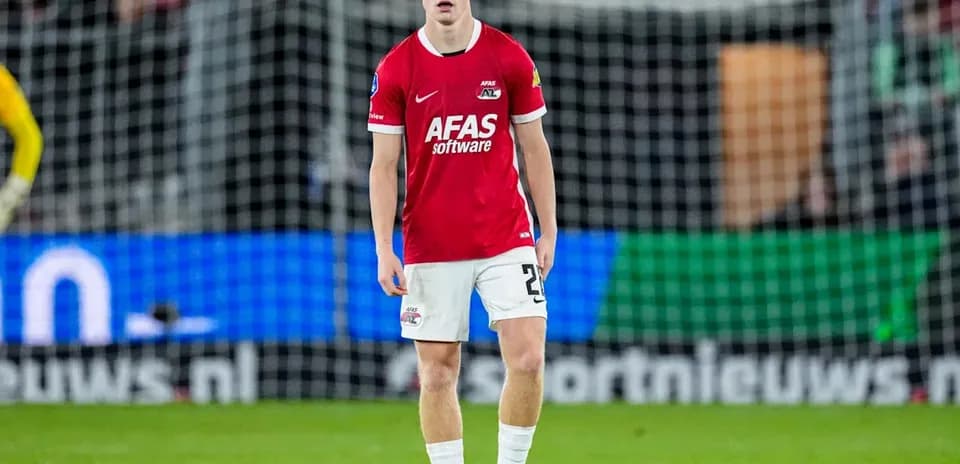 Jugador de AZ Alkmaar en el campo durante partido