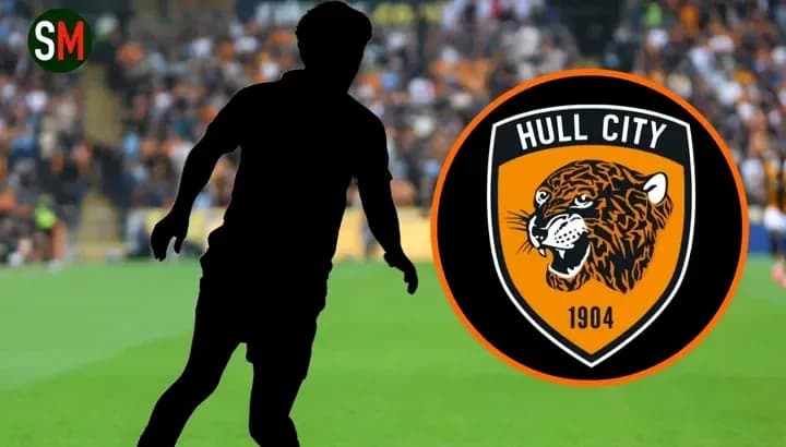 Jugador en silueta con logo de Hull City