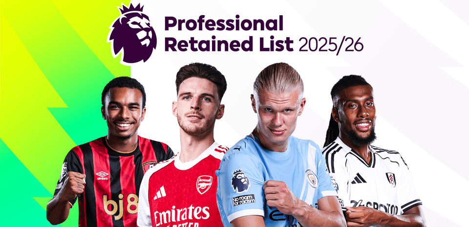 Jugadores de la Premier League en lista de retenidos 2025/26