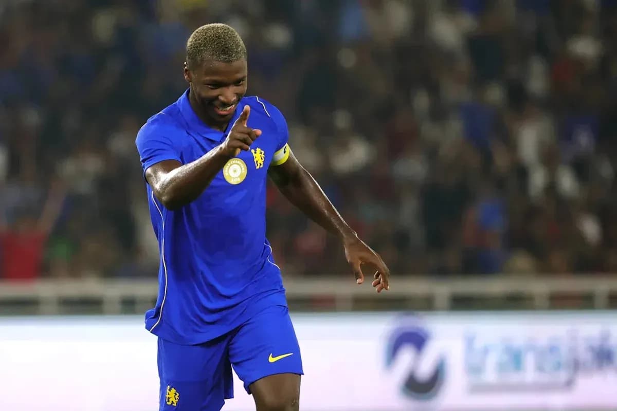 Jugador celebrando con el dedo índice levantado