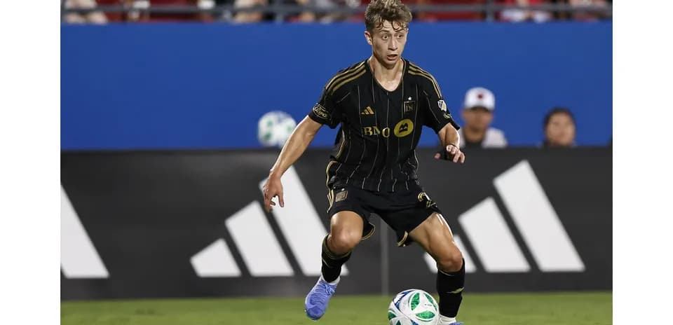 Jugador de Los Angeles FC en acción