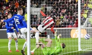 Gol de Brentford contra Everton en Premier League