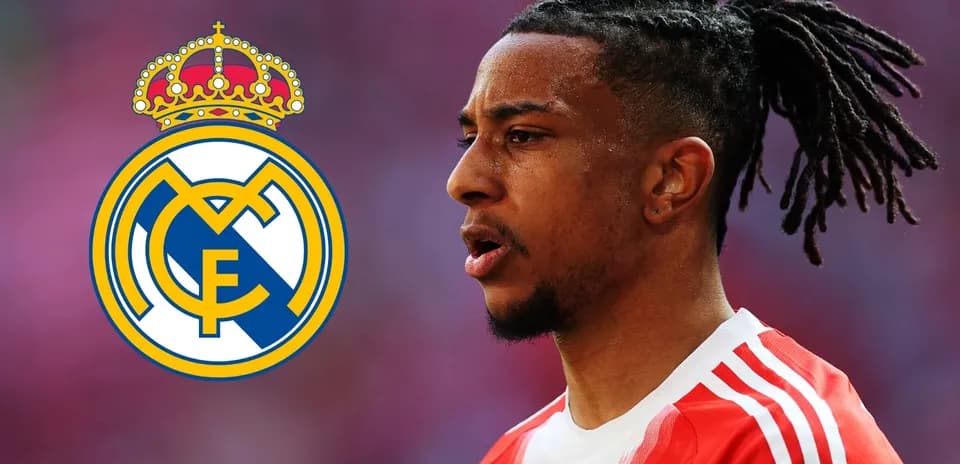 Jugador de fútbol con camiseta del Real Madrid