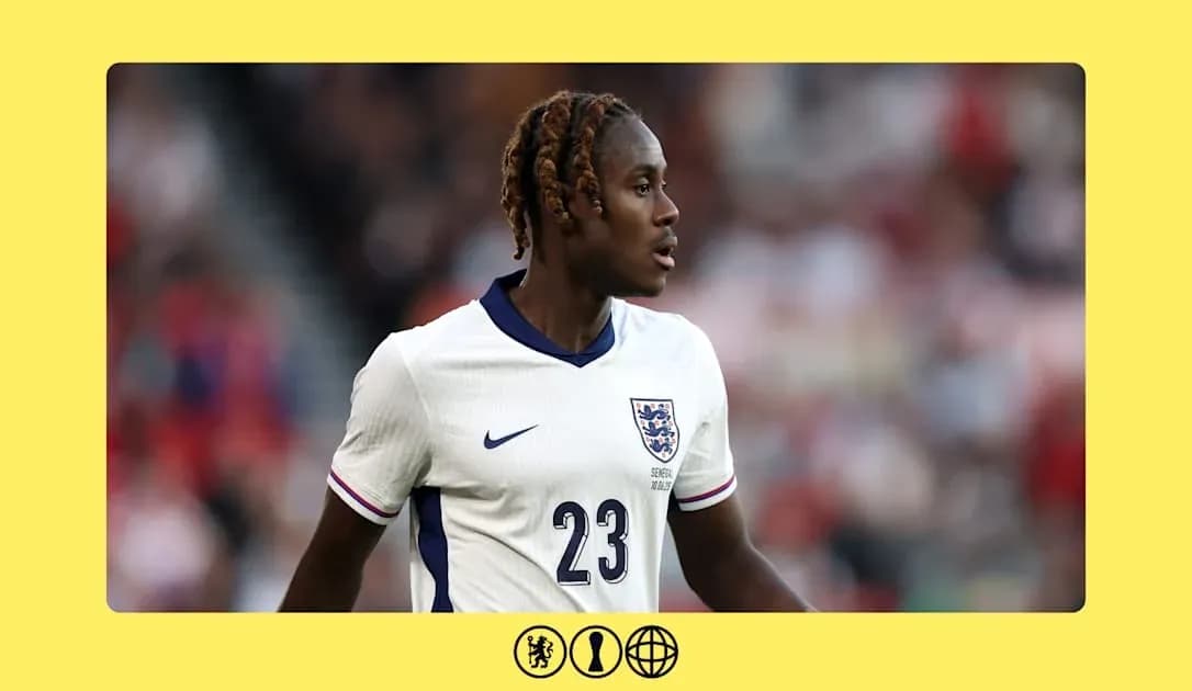 Jugador de Inglaterra en acción durante un partido