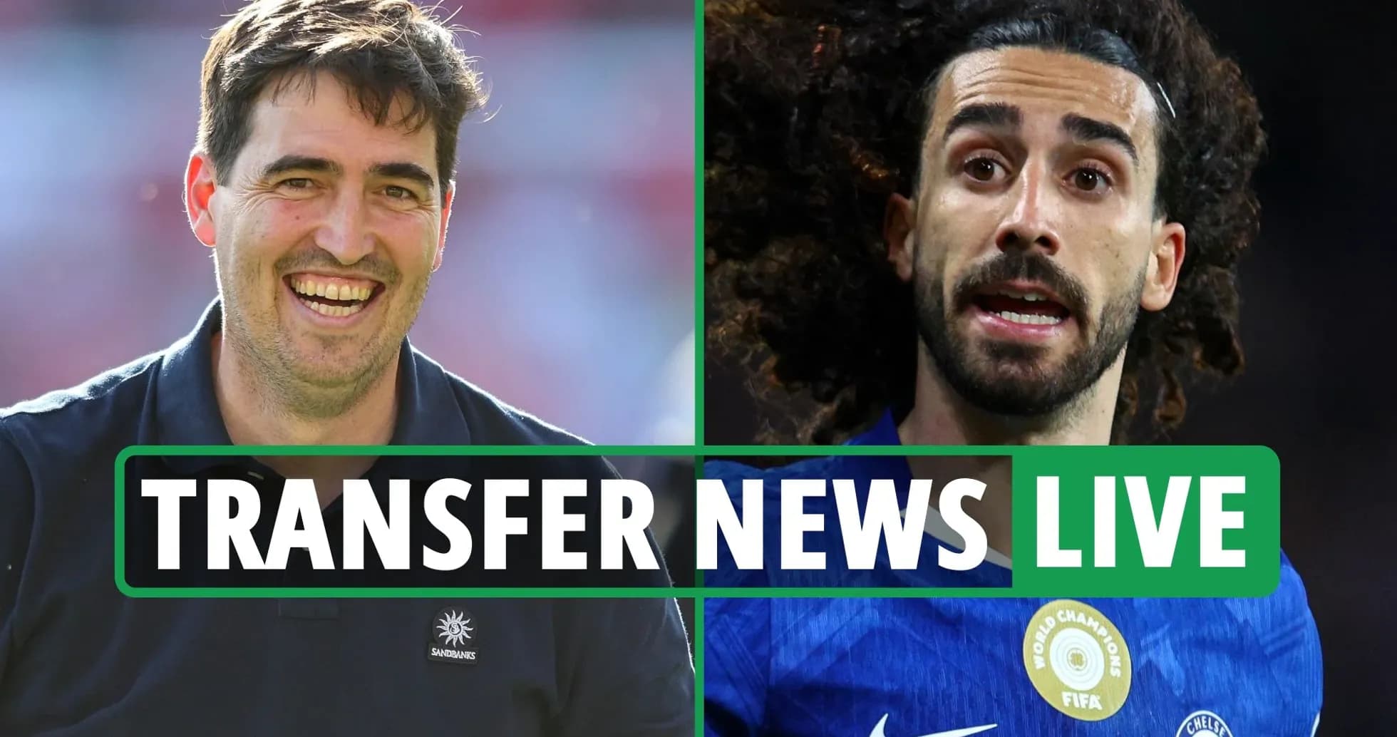Entrenador y jugador durante noticias de transferencias