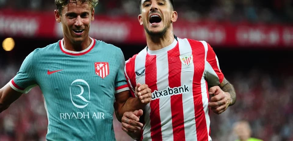 Jugadores celebrando un gol en La Liga