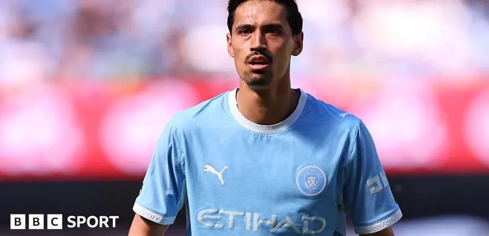 Jugador de Manchester City en el campo de juego