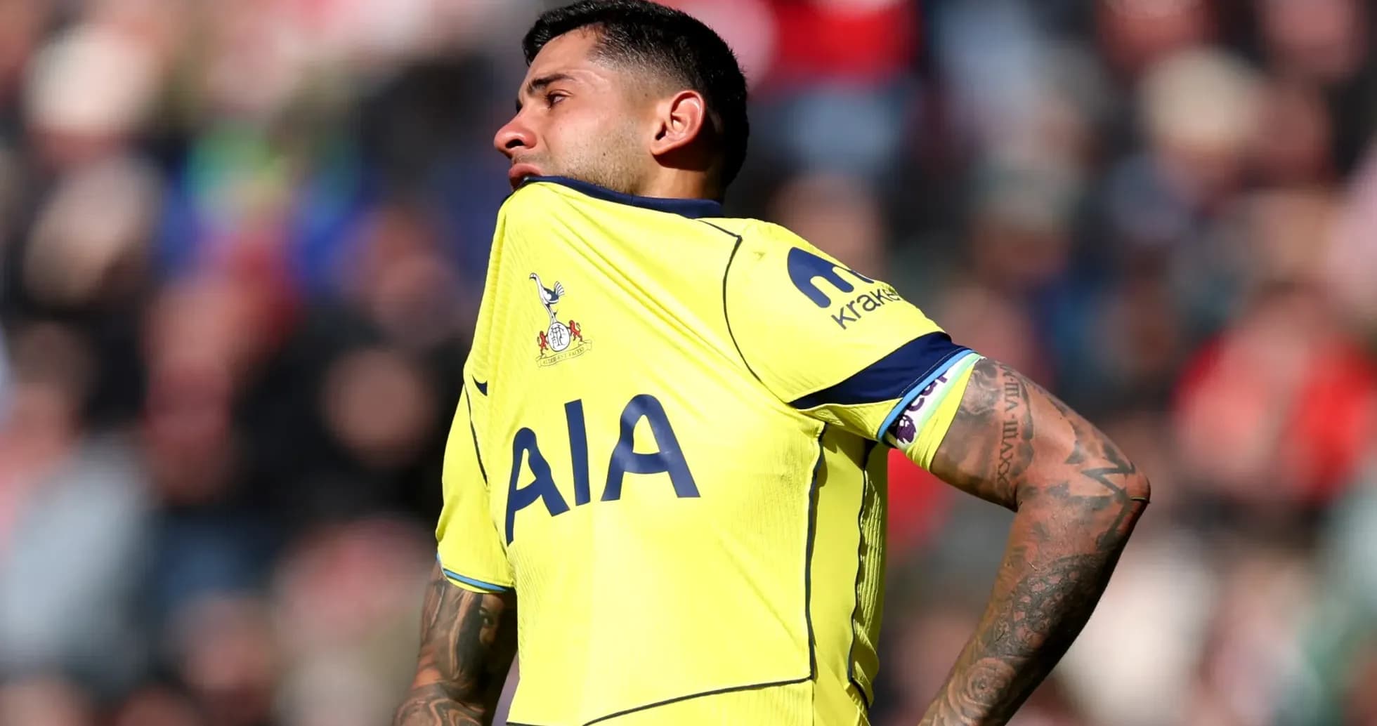 Jugador de Tottenham en partido contra Sunderland