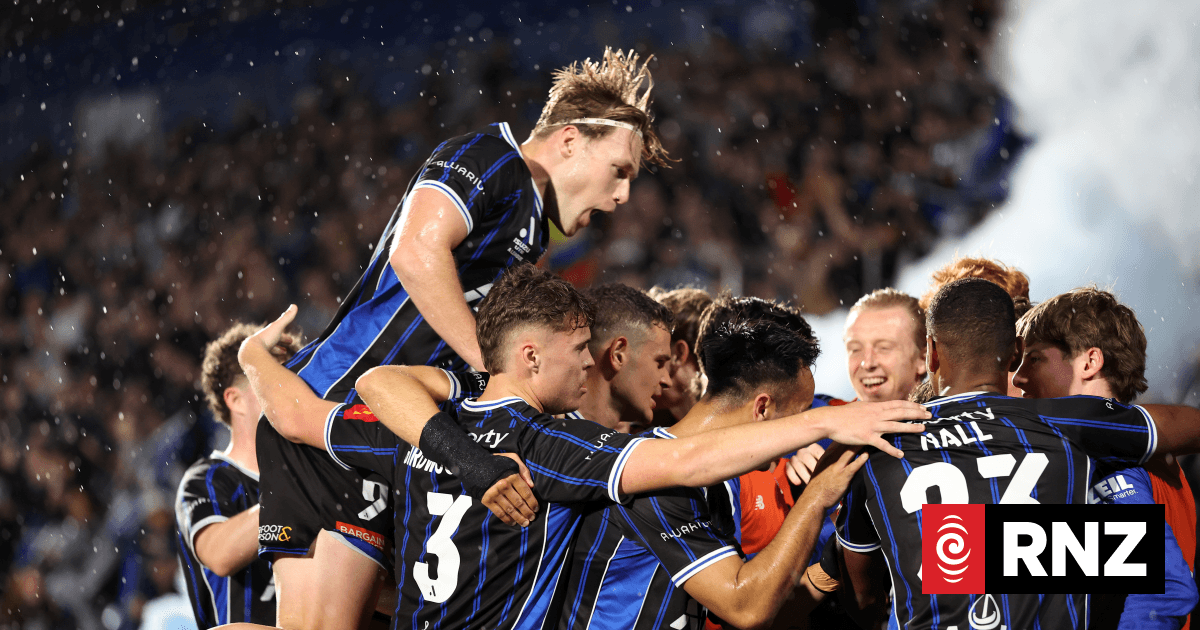 Jugadores celebrando un gol en partido de rugby