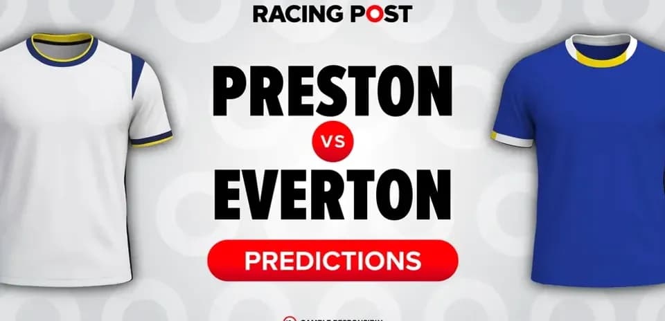 Camisetas de Preston y Everton con texto de predicciones